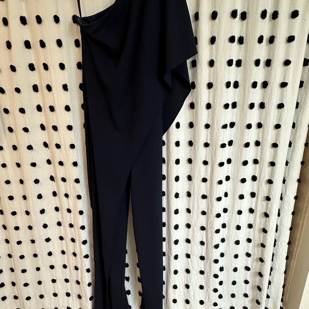 Ralph Lauren Blue Jumpsuit Streamlined Silhouette